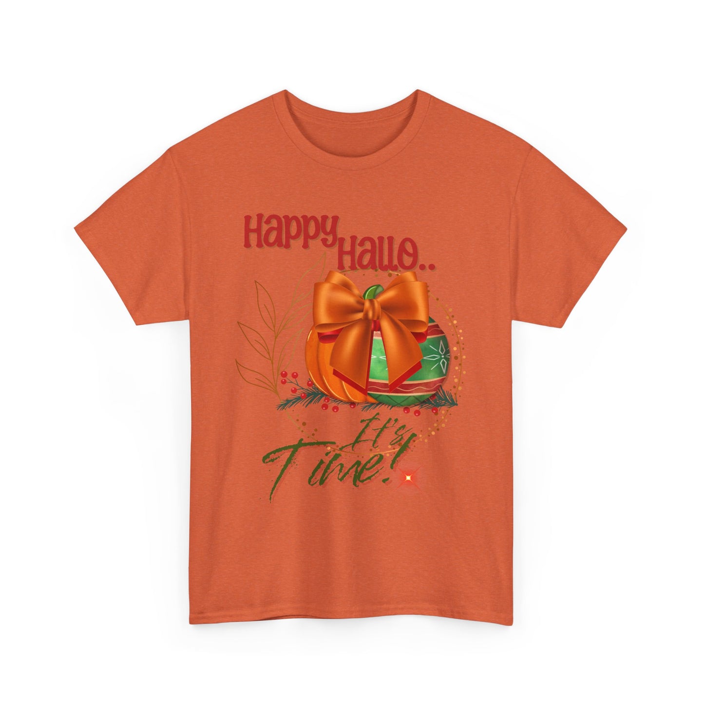 Happy Halloween Unisex Heavy Cotton Tee, Spooky Shirt, Fall Apparel, Halloween Celebration Tee, Holiday Gift, Cozy Casual Wear
